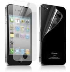 Folie protectie iPhone 4S Fata Spate foto