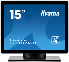 Monitor LED Iiyama ProLite T1521MSC-B1 Touch, 15 inch, 4:3, 8 ms, negru foto