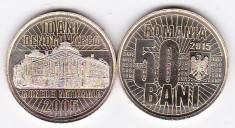 10 BUCATI 50 BANI 2015 COMEMORATIV:denominarea monedei nationale UNC (3) foto