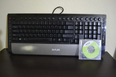 Tastatura Delux Slim Multimedia K5108 ( USB ) #70 foto