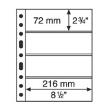 Grande PVC foi - 4C pentru banknote /5 buc. / , format A 4