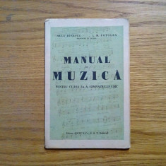 MANUAL DE MUZICA Clasa I -a A Gimnaziului - Nelu Ionescu, I.M. Potolea - 1945