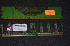 Memorie RAM desktop Kingston 512MB (Kit 2x256MB) DDR400 PC3200 - poza reala foto