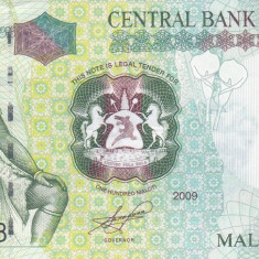 Bancnota Lesotho 100 Maloti 2009 - P19e UNC