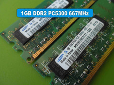 Memorie RAM PC DDR2 1GB PC5300 667MHz Samsung foto