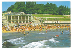 7203 - Romania ( 278 ) - Constanta, EFORIE NORD, beach - postcard - used - 1982 foto