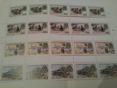 st.kitts 1984 SPECIMEN / serie mnh aniversare/ straif de 5 v. foto