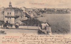 SALUTARI DIN CONSTANTA , PARTEA ESTICA A ORASULUI ,CLASICA ,CIRCULATA IAN. 1904 foto