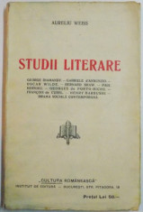 STUDII LITERARE de AURELIU WEISS foto