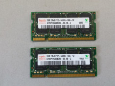 Memorie RAM DDR2- 2 placute de cate 2 Gb foto