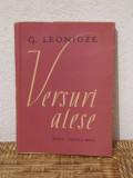 VERSURI ALESE-G.LEONIDZE (DEDICATIE V.KERNBACH )