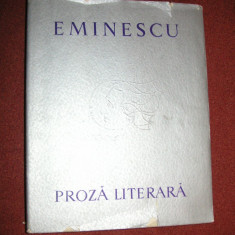 PROZA LITERARA - EMINESCU (ilustratii de Traian Bradean) - 1964