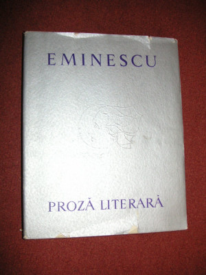 PROZA LITERARA - EMINESCU (ilustratii de Traian Bradean) - 1964 foto