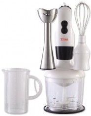 Mixer vertical Zilan ZLN8303,300 W,tija detasabila si cutit din inox,accesoriu tel,cana gradata 700 ml,dispozitiv pentru maruntit legume fructe 0.5L foto