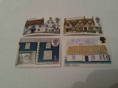 anglia 1970 arhitectura / serie mnh foto