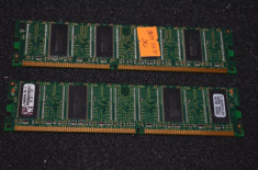 Memorie RAM desktop Kingston 512MB (Kit 2x256MB) DDR400 PC3200 - poza reala foto