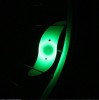 Set 2 LED Roata Bicicleta Verde, Vizibilitate Maxima, Silicon, 3 Moduri, Baterii Incluse