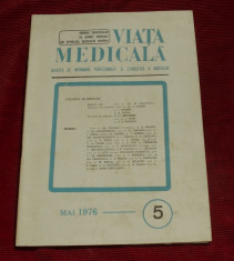 revista Viata Medicala - nr 5 mai 1976 / 32 pagini foto