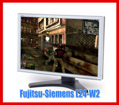 Monitor Fujitsu-Siemens L24-W2 24&amp;quot; inch Widescreen LCD Boxe integrate Garantie foto