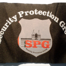 5.530 ROMANIA ECUSON EMBLEMA PATCH SPG SECURITY PROTECTION GROUP 163/100mm VM