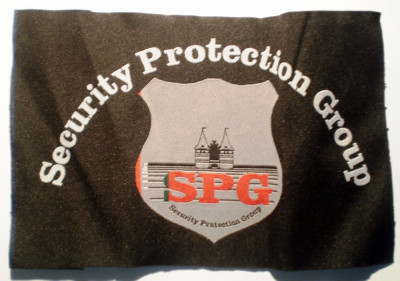 5.530 ROMANIA ECUSON EMBLEMA PATCH SPG SECURITY PROTECTION GROUP 163/100mm VM foto