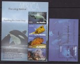 Gambia 2005 fauna marina kleib.+ bloc MNH w26, Nestampilat