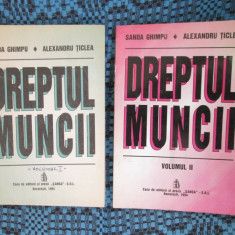 Sanda GHIMPU / Alexandru TICLEA - DREPTUL MUNCII (2 VOLUME, 1994)