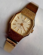 Orient VX, ceas de dama placat cu aur foto