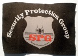 5.531 ROMANIA ECUSON EMBLEMA PATCH SPG SECURITY PROTECTION GROUP 113/74mm vm