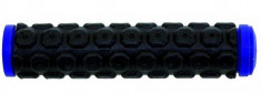 Mansoane Velo D2-Soft,2 gume,L 130,negre-albastru foto