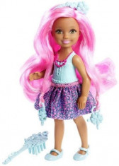 Papusa Barbie Mattel BRB Long Hair Chelsea Blue DKB54-DKB55 foto