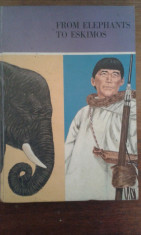 From elephants to eskimos (carte pentru copii invatare engleza cu ilustratii) foto