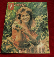 revista Femeia - anul XLII nr 10 octombrie 1989 / 24 pagini !!! foto