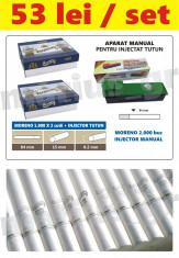 SET - Moreno 2000 tuburi de tigari cu filtru alb + INJECTOR TUTUN manual foto