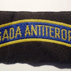 5.532 ROMANIA ECUSON EMBLEMA PATCH BRIGADA ANTITERORISTA 75mm