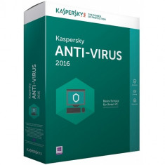 Kaspersky Antivirus Kaspersky AntiVirus 2016, Licenta noua, Box, 2 Licente, 1 An foto