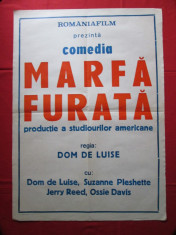 Afis film vechi Marfa furata - SUA 1979, afis de cinematograf romaniafilm foto