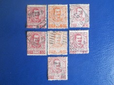 TIMBRE ITALIA STAMPI LATE USED