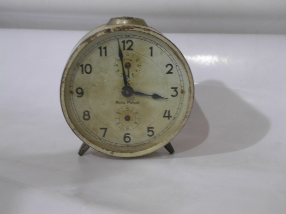 Ceas vechi de birou Rolls Patent ! | Okazii.ro