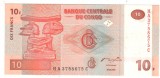 SV * Congo / ex Zair 10 FRANCS 2003 * UNC