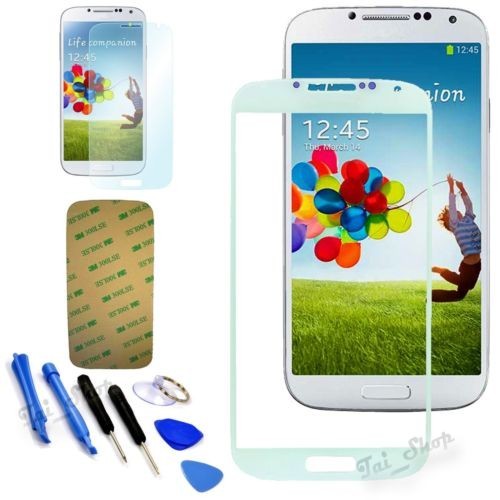 Sticla Display Fata Samsung Galaxy S4 i9500 ALB + folie adeziva si scule foto mare Sticla Display Fata Samsung Galaxy S4 i9500 ALB + folie adeziva si scule foto mare