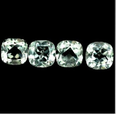 stralucitor si iradiant lot ametiste verzi cushon URUGUAY 8.13 CT PTR SET !! foto