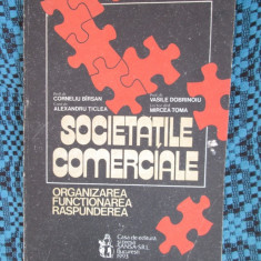 Corneliu BIRSAN - SOCIETATILE COMERCIALE. ORGANIZAREA FUNCTIONAREA RASPUNDEREA