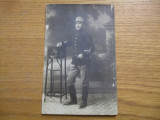 SERGENT (Militar) datat 1912 - carte postala fotografie - necirculata