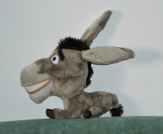 (M) Jucarie plus din Shrek Donkey, magar, magarus 20cm, film animatie, Big Headz foto