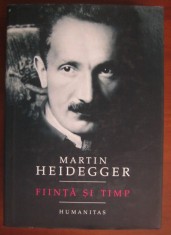 Fiinta si timp / Martin Heidegger foto