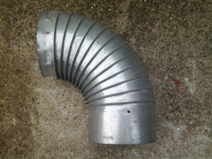 **Cot zincat 90 grade, 145 mm