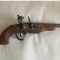 Pistol de colectie / arma de panoplie din lemn 25cm