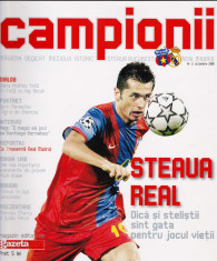 Revista fotbal - program meci STEAUA BUCURESTI - REAL MADRID 02.10.2006 foto