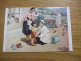 VILLAGE DOCTRESS - Pyonyang, Korea - Carte Postala - necirculata, Fotografie